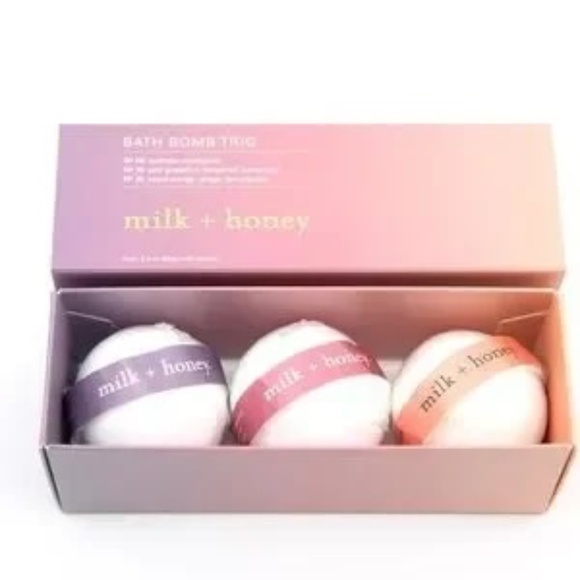 Milk + Honey Bath Bomb Trio. NWOT sealed - Picture 9 of 11